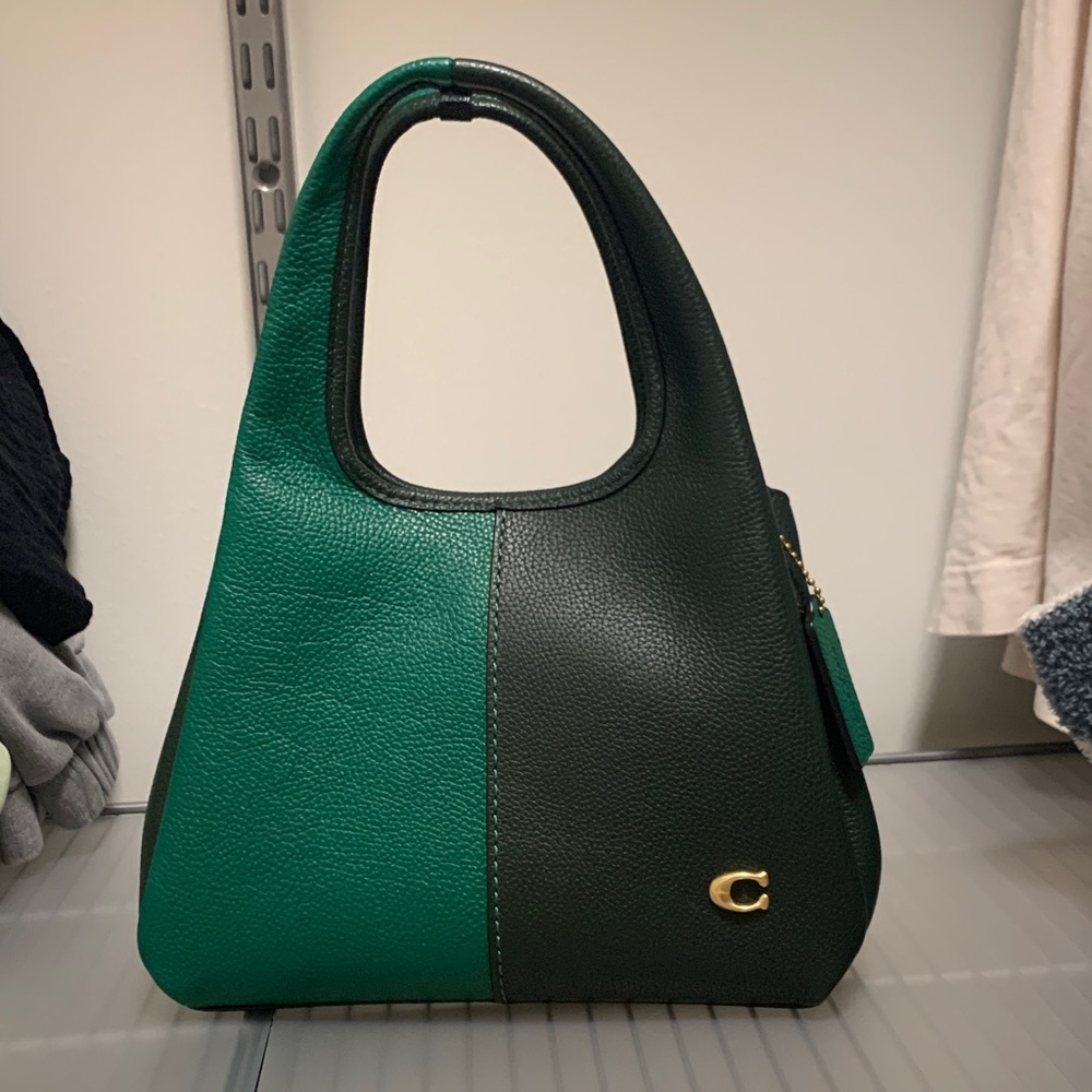 Coach Lana 23 Green Colorblock Bag